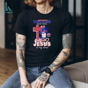 Washington Wizards Jesus In My Heart Basketball Faith Christian T Shirt