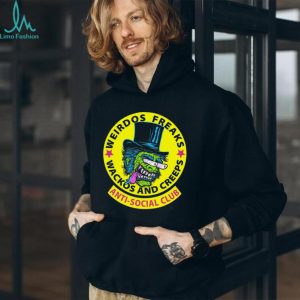 Weirdos Freaks Anti Social Club Monster Character Graphic T Shirt Weirdos Freaks Anti Social Club Monster Character Graphic T Shirt