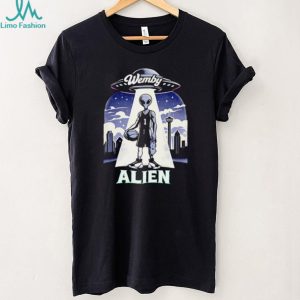 Wemby Alien UFO Beam San Antonio Basketball T Shirt