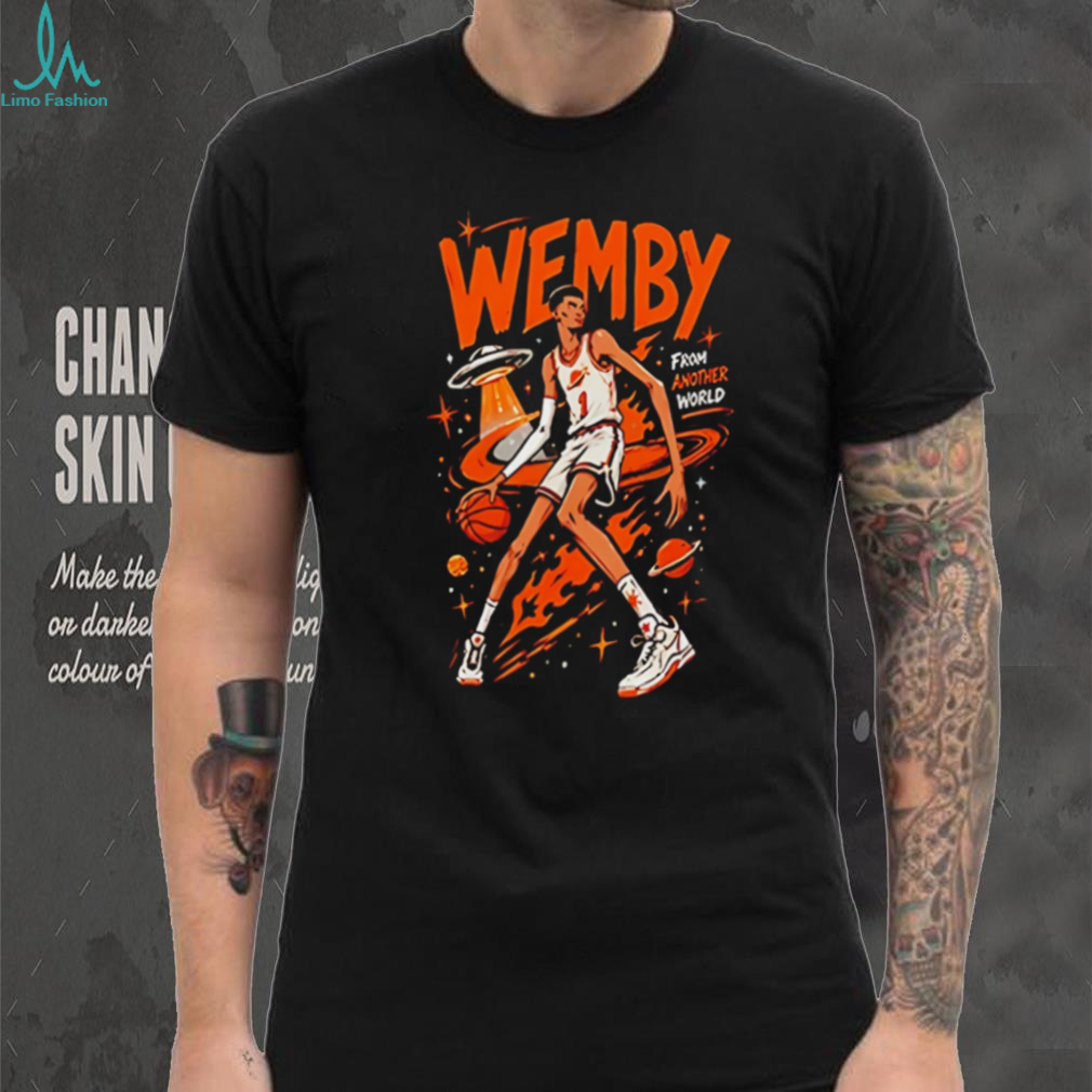 Wemby From Another World Victor Wembanyama Space Graphic T Shirt Wemby From Another World Victor Wembanyama Space Graphic T Shirt