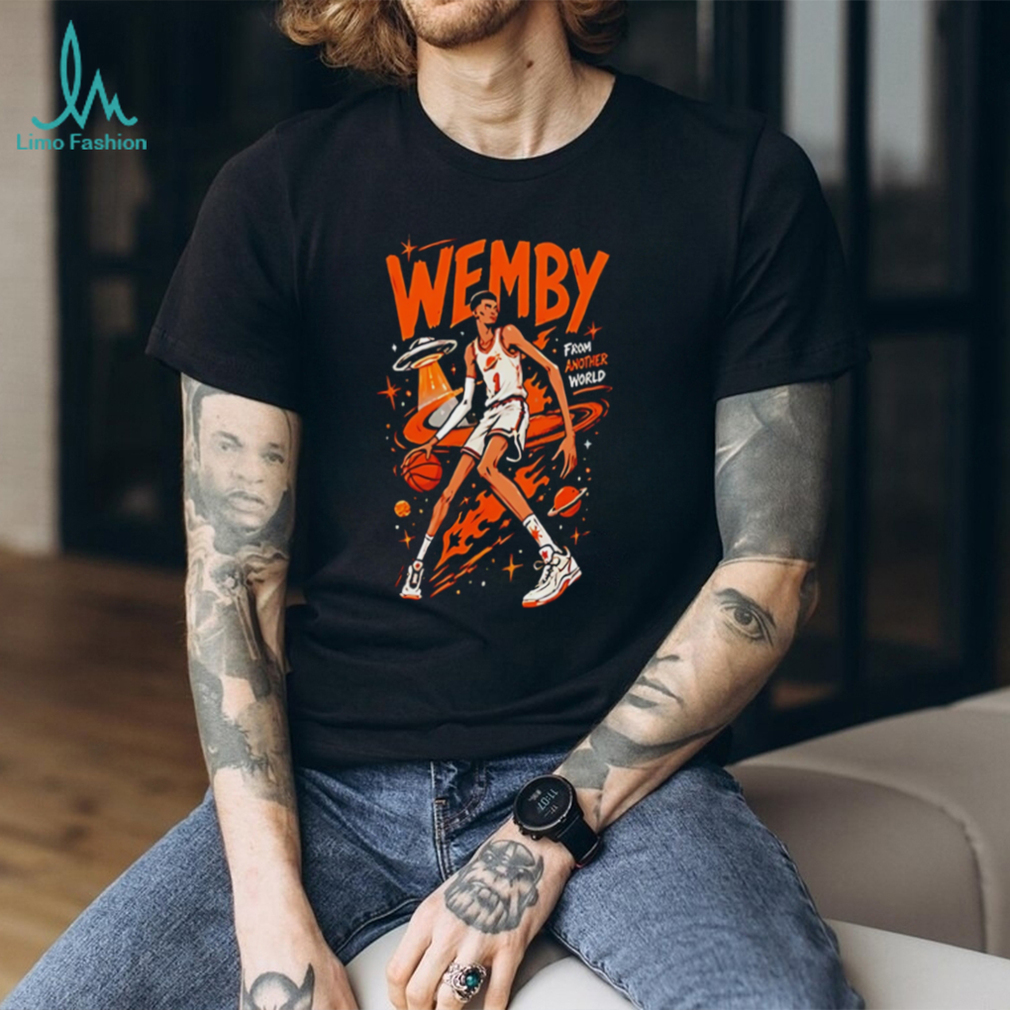 Wemby From Another World Victor Wembanyama Space Graphic T Shirt Wemby From Another World Victor Wembanyama Space Graphic T Shirt