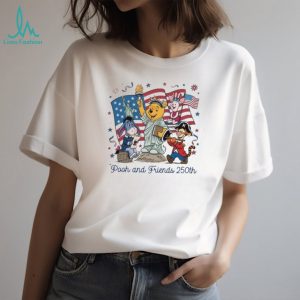 Winnie The Pooh And Friends 250th Liberty T Shirt