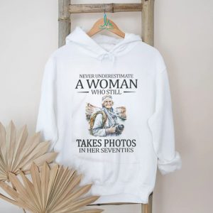 Woman Photographer Seventies Theme Camera Photography Senior T Shirt