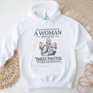 Woman Photographer Seventies Theme Camera Photography Senior T Shirt