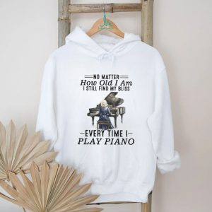Woman Piano Bliss Quote Elegant Watercolor Musician T Shirt