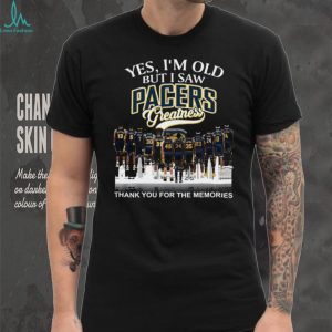 Yes I'm Old But I Saw Pacers Greatness Basketball Legends Memories T Shirt