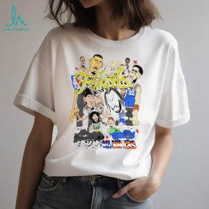 2026 NBA Finals Spurs vs Knicks caricature shirt