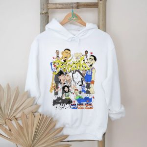 2026 NBA Finals Spurs vs Knicks caricature shirt