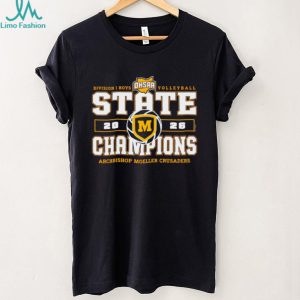 Archbishop Moeller Crusaders 2026 OHSAA Boys Volleyball D1 State Champions shirt