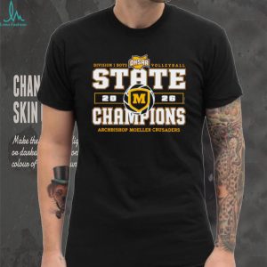 Archbishop Moeller Crusaders 2026 OHSAA Boys Volleyball D1 State Champions shirt