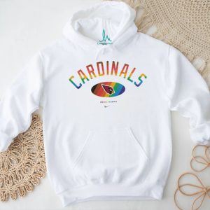 Arizona Cardinals Pride Month Rainbow logo shirt