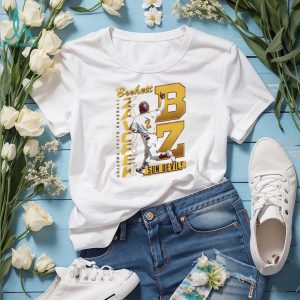 Arizona State Sun Devils Baseball Beckett Zavorke BZ number illustration shirt