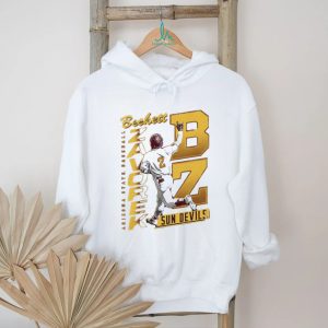 Arizona State Sun Devils Baseball Beckett Zavorke BZ number illustration shirt