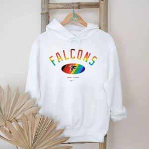 Atlanta Falcons Pride Month Rainbow logo shirt