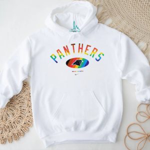 Carolina Panthers Pride Month Rainbow logo shirt
