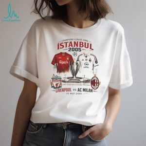 Champions League Final Istanbul 2005 Liverpool vs AC Milan vintage shirt