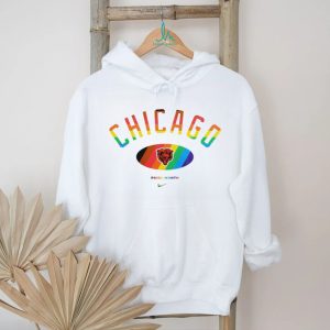 Chicago Bears Pride Month Rainbow logo shirt