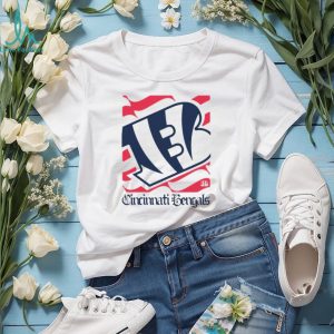 Cincinnati Bengals American 250th Flag Heritage Wordmark shirt