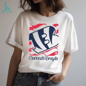 Cincinnati Bengals American 250th Flag Heritage Wordmark shirt