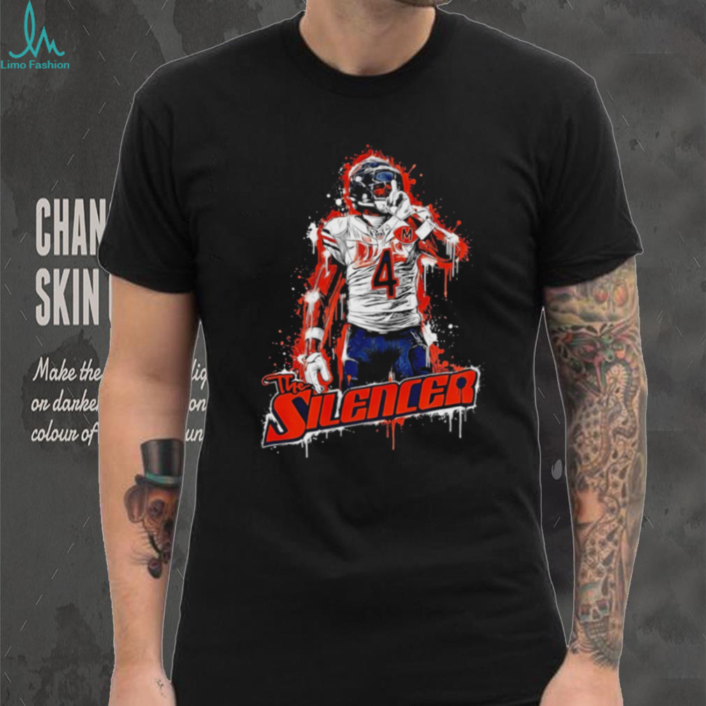 D’Andre Swift Chicago Bears The Silencer paint shirt D’Andre Swift Chicago Bears The Silencer paint shirt