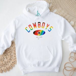 Dallas Cowboys Pride Month Rainbow logo shirt