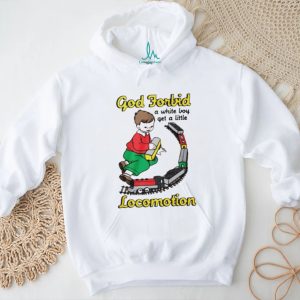 God forbid a white boy get a little locomotion shirt