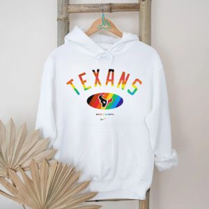 Houston Texans Pride Month Rainbow logo shirt