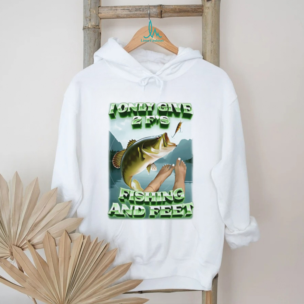 I only give 2 F’s fishing and feet funny fish illustration shirt I only give 2 F’s fishing and feet funny fish illustration shirt