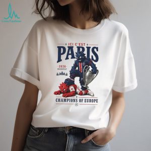 Ici C’est Paris 2026 Budapest Champions of Europe mascot shirt