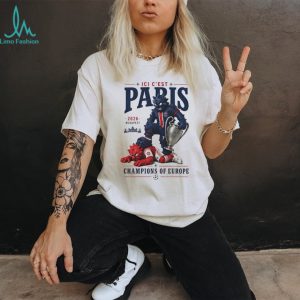 Ici C’est Paris 2026 Budapest Champions of Europe mascot shirt