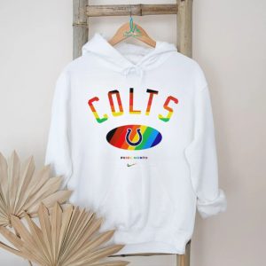 Indianapolis Colts Pride Month Rainbow logo shirt