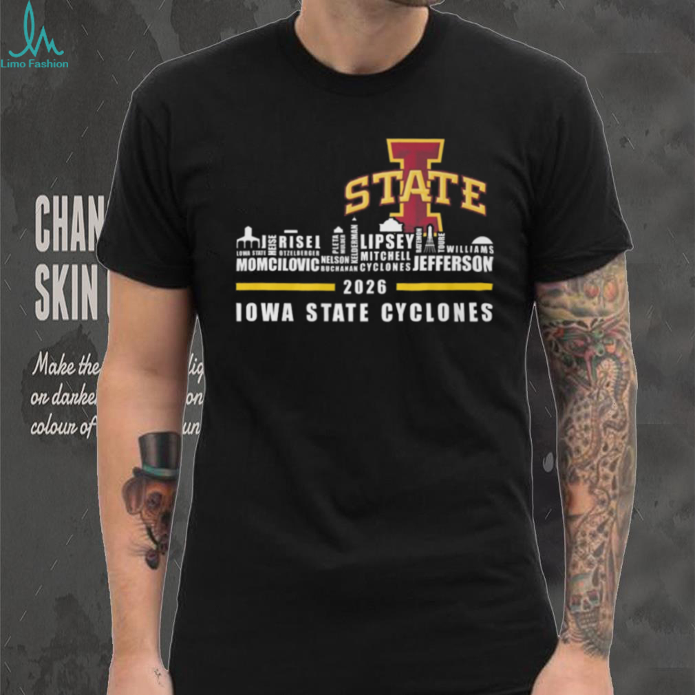 Iowa State Cyclones 2026 Roster Names Basketball Shirt Iowa State Cyclones 2026 Roster Names Basketball Shirt