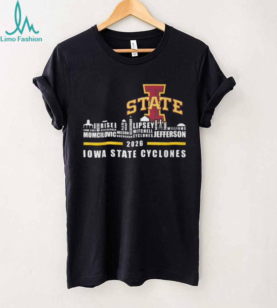 Iowa State Cyclones 2026 Roster Names Basketball Shirt Iowa State Cyclones 2026 Roster Names Basketball Shirt