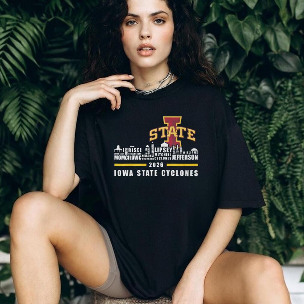 Iowa State Cyclones 2026 Roster Names Basketball Shirt Iowa State Cyclones 2026 Roster Names Basketball Shirt
