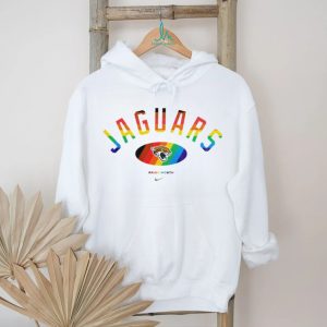Jacksonville Jaguars Pride Month Rainbow logo shirt