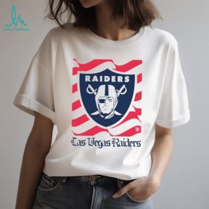 Las Vegas Raiders American 250th Flag Heritage Wordmark shirt