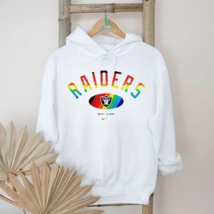 Las Vegas Raiders Pride Month Rainbow logo shirt