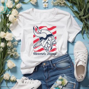 Minnesota Vikings American 250th Flag Heritage Wordmark shirt