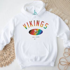 Minnesota Vikings Pride Month Rainbow logo shirt