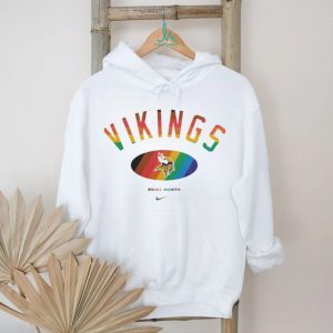 Minnesota Vikings Pride Month Rainbow logo shirt