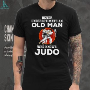 Never Underestimate An Old Man Who Knows Judo Martial Arts Shirt