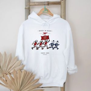 Never in doubt since 1886 Arsenal cartoon graphic shirt