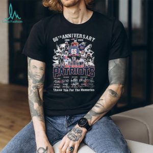 New England Patriots 66th Anniversary Legend Signatures Shirt