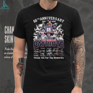New England Patriots 66th Anniversary Legend Signatures Shirt