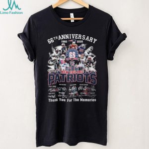 New England Patriots 66th Anniversary Legend Signatures Shirt