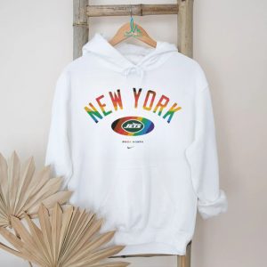 New York Jets Pride Month Rainbow logo shirt
