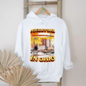 Nicest day in Ohio cityscape scene graphic shirt