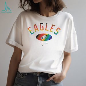 Philadelphia Eagles Pride Month Rainbow logo shirt