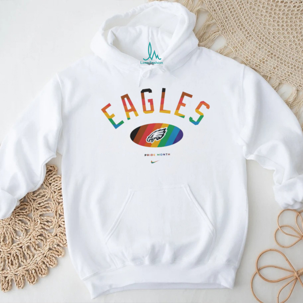 Philadelphia Eagles Pride Month Rainbow logo shirt Philadelphia Eagles Pride Month Rainbow logo shirt