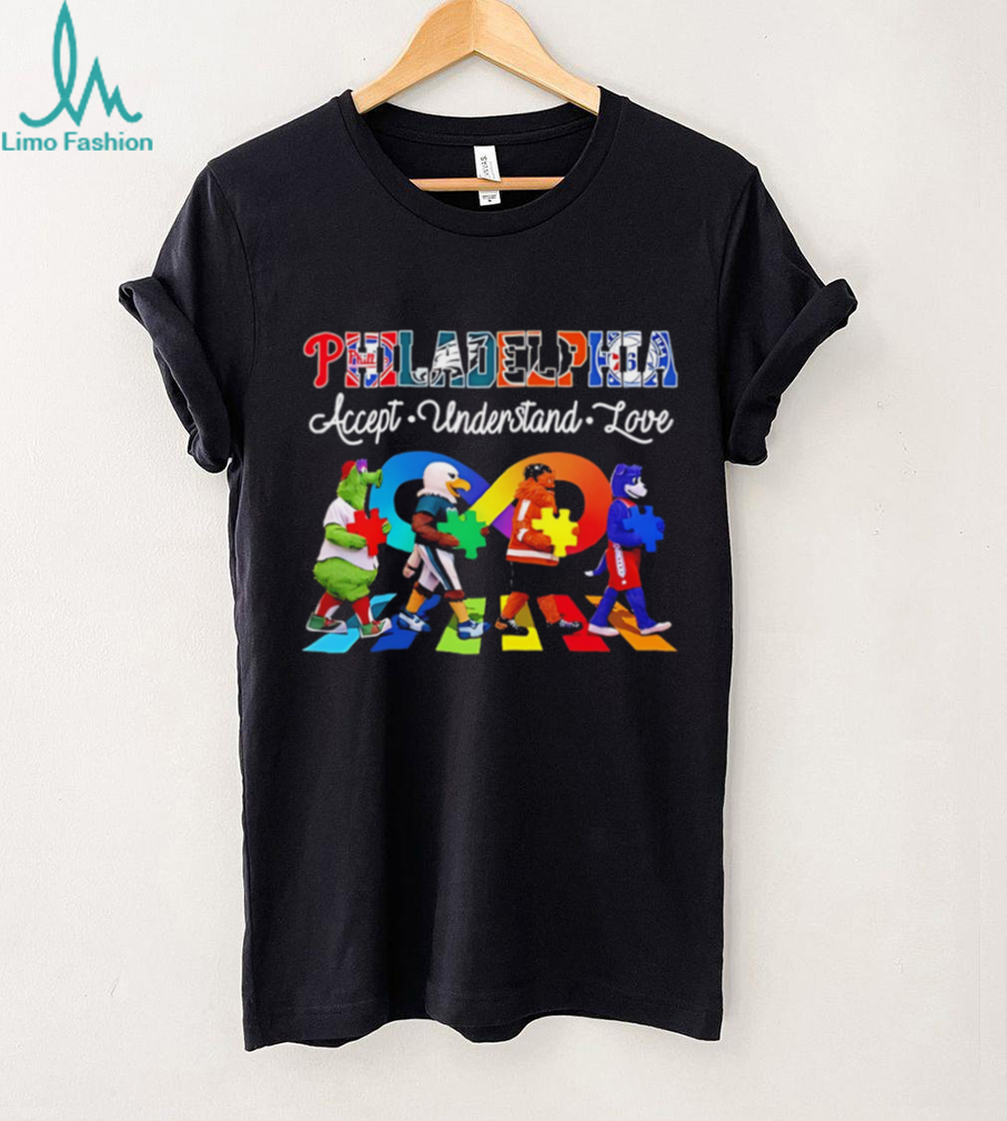 Philadelphia accept understand love mascot shirt Philadelphia accept understand love mascot shirt